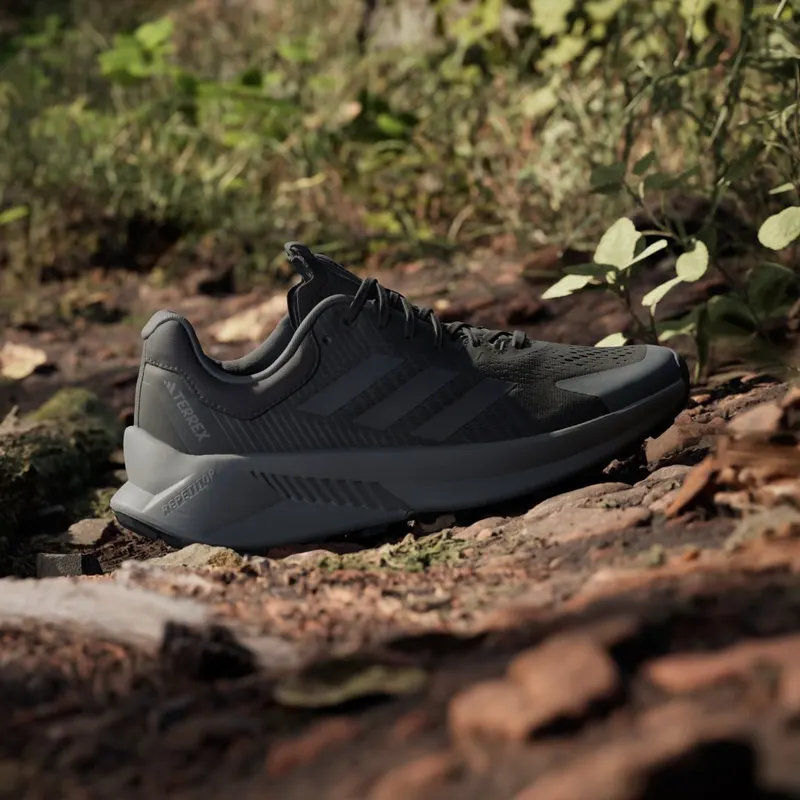 Adidas Terrex Soulstride Flow GORE-TEX Core Black / Grey Six / Semi Impact Orange (JI1675)