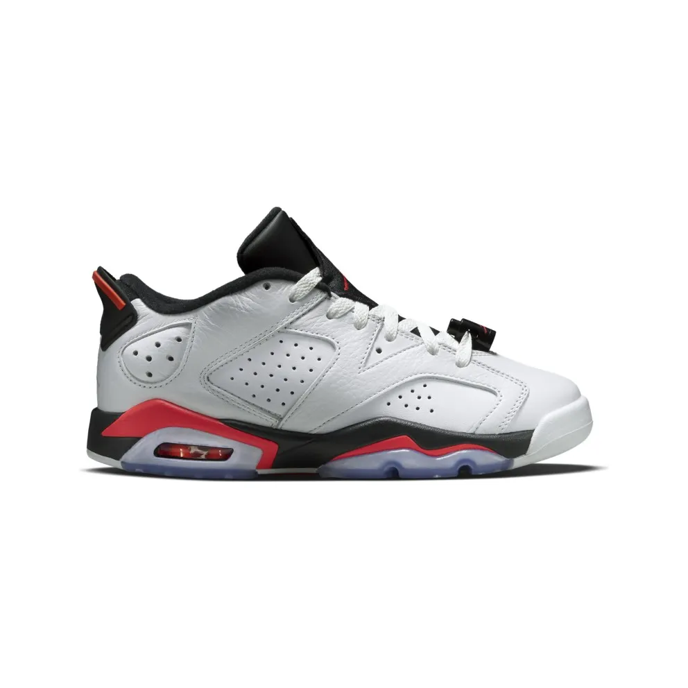 Jordan 6 Retro Low White Infrared 23 Black (GS) White/Infrared 23-Black (768881-123)