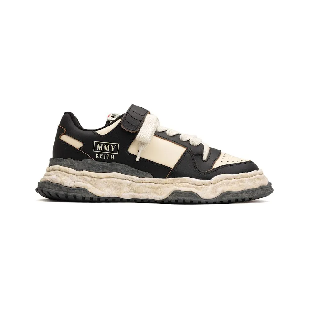 Maison Mihara Yasuhiro Keith OG Sole VL Leather Low Black White (A14FW708-BLKWHT)