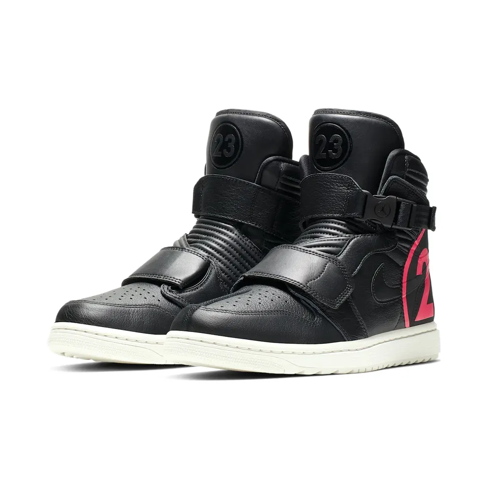 Jordan 1 Moto Black Infrared 23 Black/Light Bone-Infrared 23 (AT3146-006)