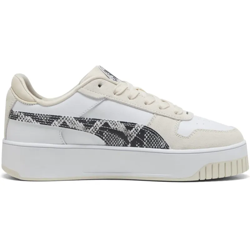 Puma Carina Street Snake Chic Plateau Sneaker Women 02 – vapor gray/puma black/puma gold 41 für Women, White, Größe 36 EU (401611)