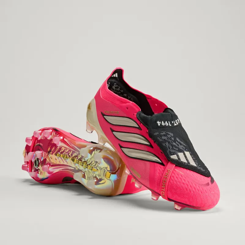Adidas Predator Elite Fold-Over Tongue AG Football Boots, Pink (HP9971)