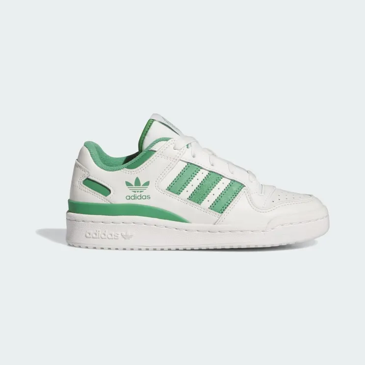 adidas Forum Low CL Shoes Kids Cloud White / Preloved Green / Preloved Green (ID8722)