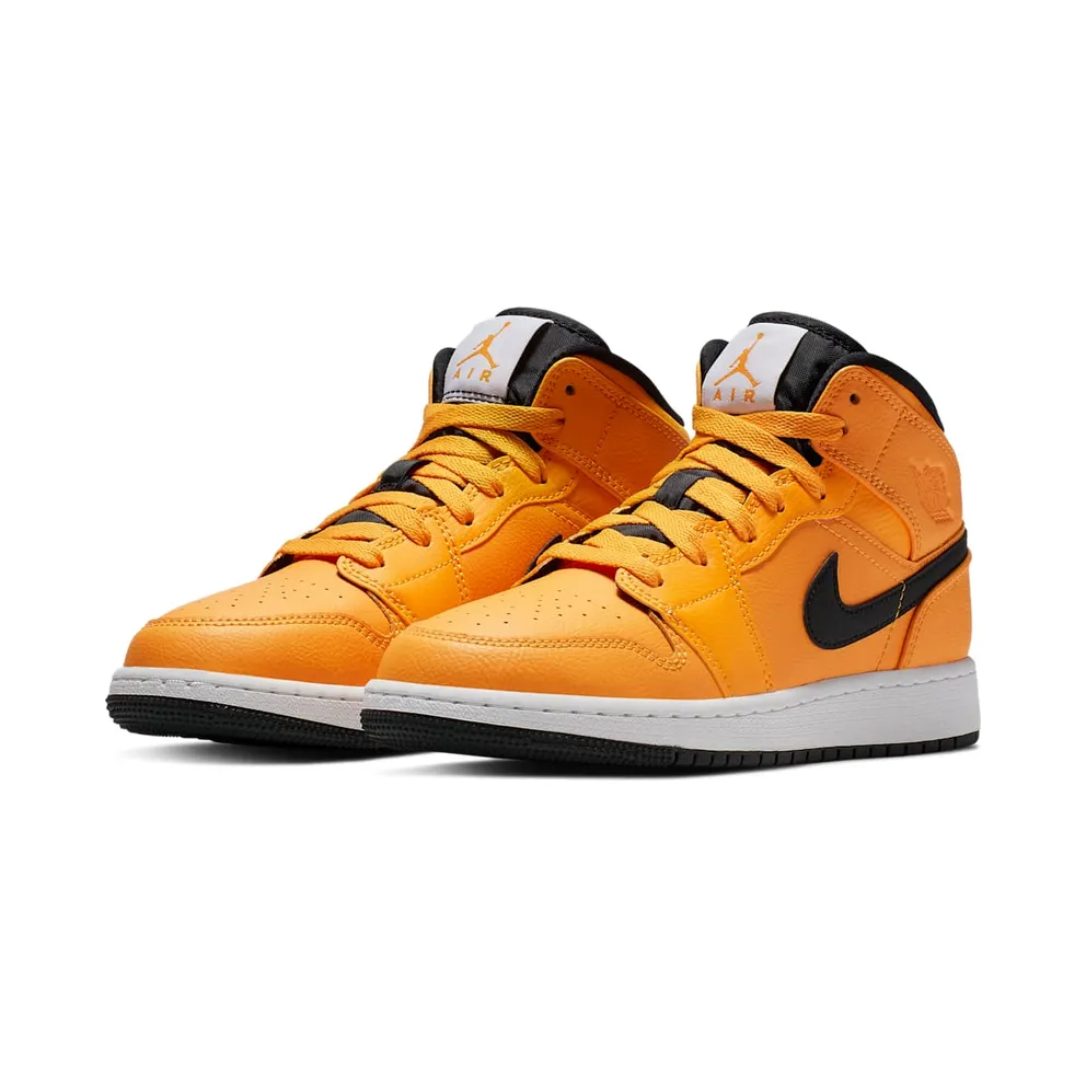 Jordan 1 Mid University Gold Black (GS) University Gold/Black-White-Gym Red (554725-700)