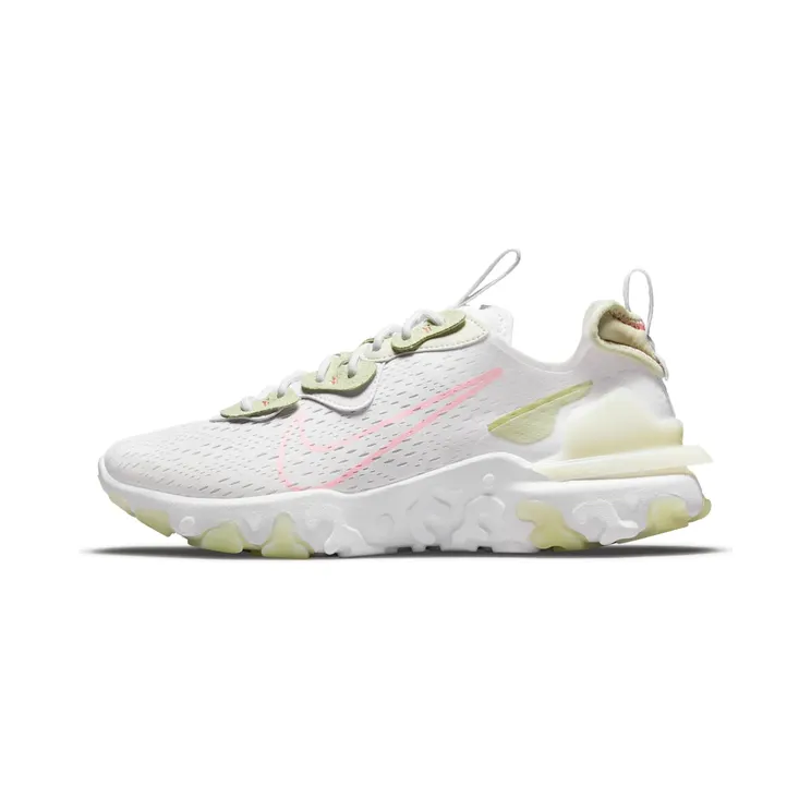 Nike React Vision “White / Olive Aura / Sea Glass / Arctic Punch” (DM3032-100)