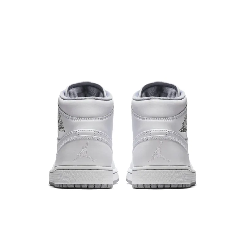 Jordan 1 Mid White Wolf Grey (2016) White/White-Wolf Grey (554724-112)