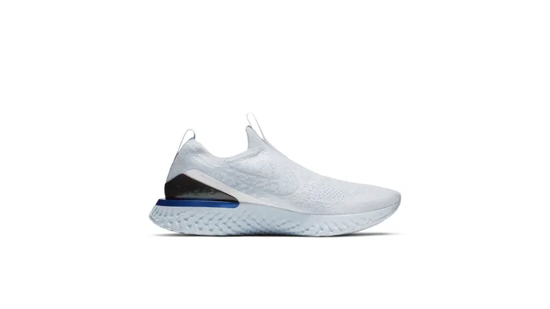 Nike Epic React Moc Flyknit White Hydrogen Blue White/White-Hydrogen Blue-Blue Tint-Racer Blue-Wolf Grey (BV0417-101)