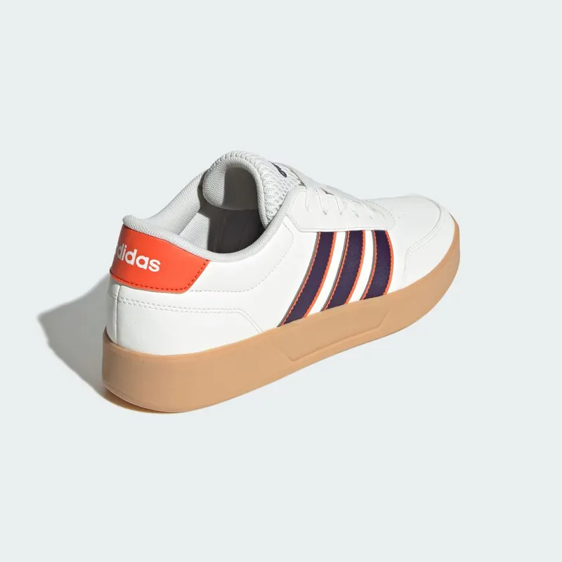Adidas Breaknet 3.0 Core White / Aurora Plum / Semi Impact Orange (JQ6075)
