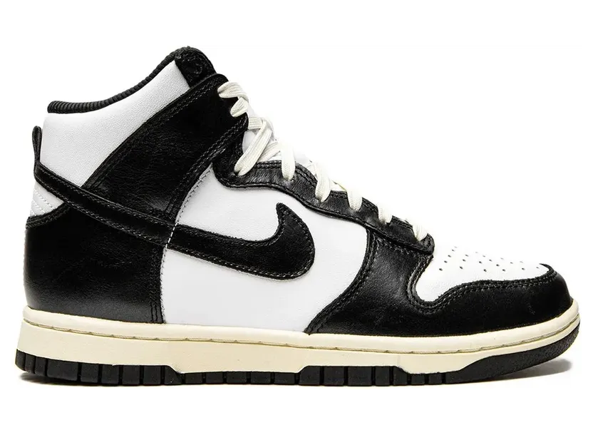 Nike Dunk High Vintage Black “White” (DQ8581)