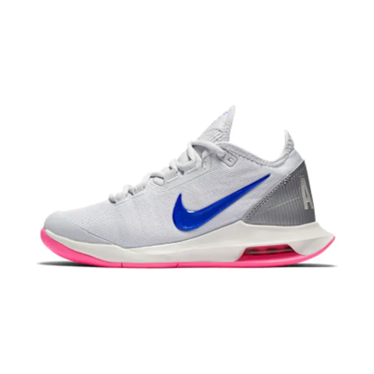 Nike Court Air Max Wildcard “Pure Platinum / Metallic Platinum / Pink Blast / Racer Blue” (AO7353-002)