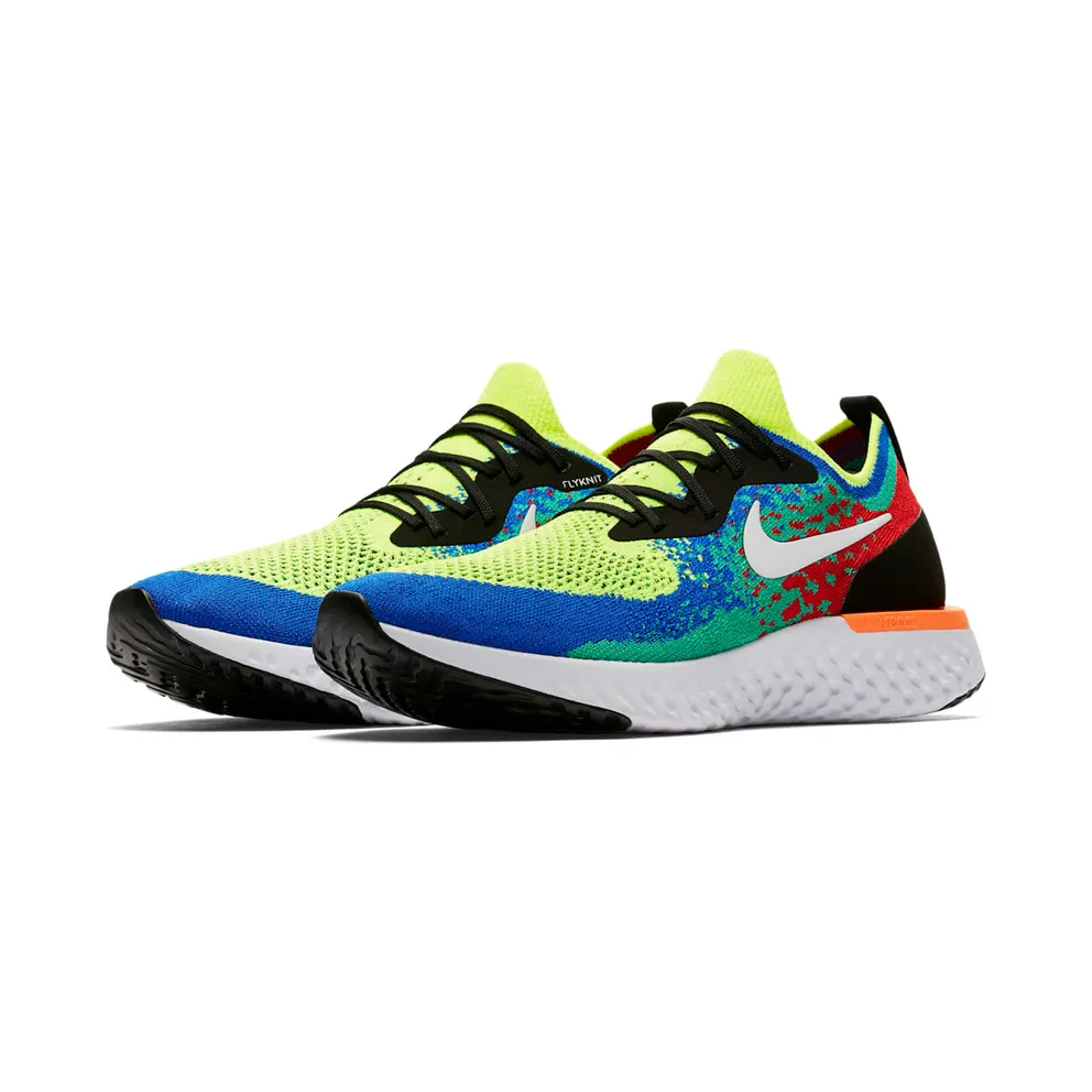 Nike Epic React Flyknit Belgium Volt/White-Racer Blue-Clear Emerald (AT0054-700)