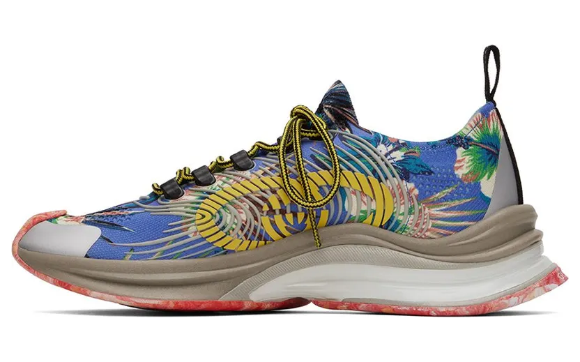 Gucci Blue Run Floral 8470 B.Sp-Mu-G.Sk-S. (698561 UZI10) (3)