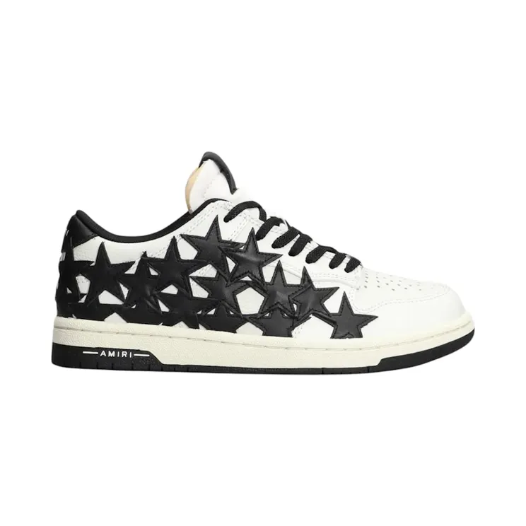 Amiri Stars Low Black White (PS24WFS004-001)
