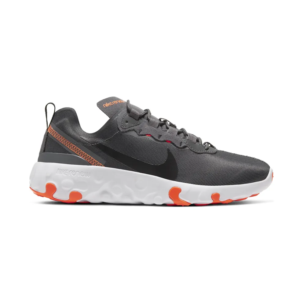 Nike Renew Element 55 “Iron Grey / Total Orange / White / Black” (CZ4200-001)