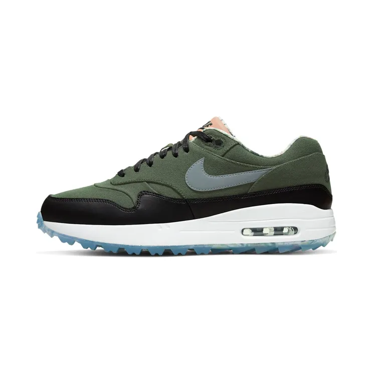Nike Air Max 1 Golf Enemies of the Course “Cargo Khaki / Black / Summit White / Cool Grey” (CJ9903-308)