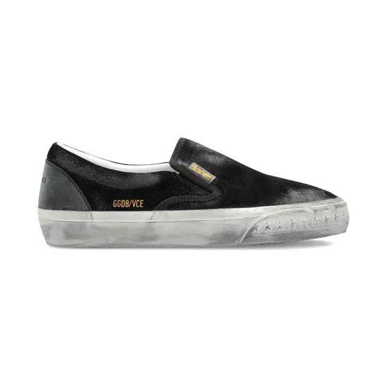 Golden Goose Vce Penstar suède slip-on “Black” (GWF00306F006949)