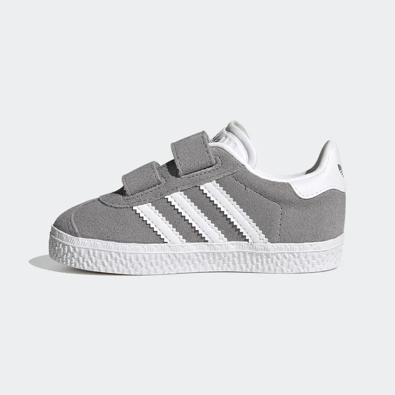 Adidas Gazelle Grey Three / Cloud White / Gold Metallic (FW0713)