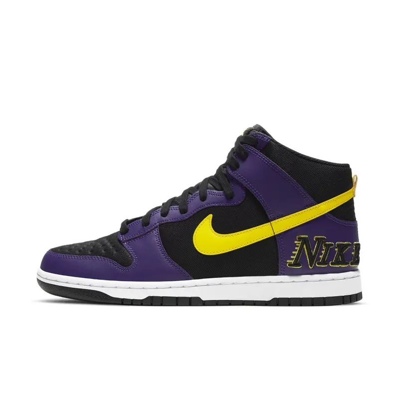 Nike Dunk High “Black/Poti Yellow/Cort Purple/White” (DH0642-001)