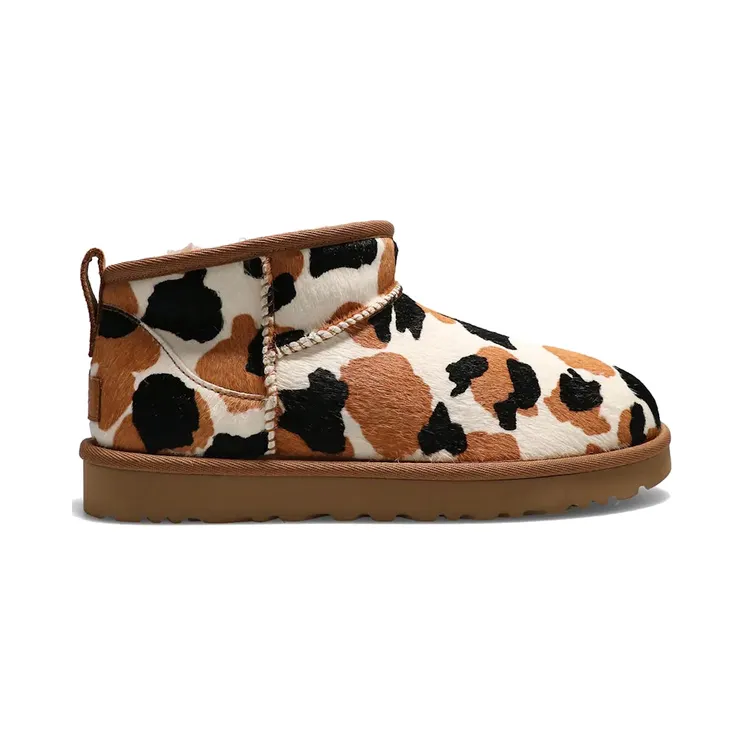 UGG Classic Ultra Mini Boot Cow Print (1123630-CHE)
