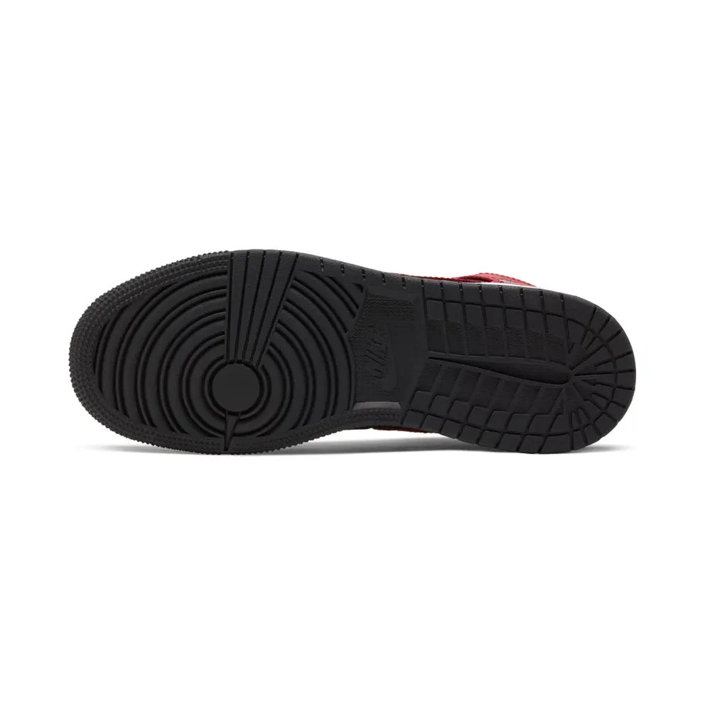 Air Jordan Nike AJ I 1 Mid ‘Bred’ (GS) (2019) (554725-054)