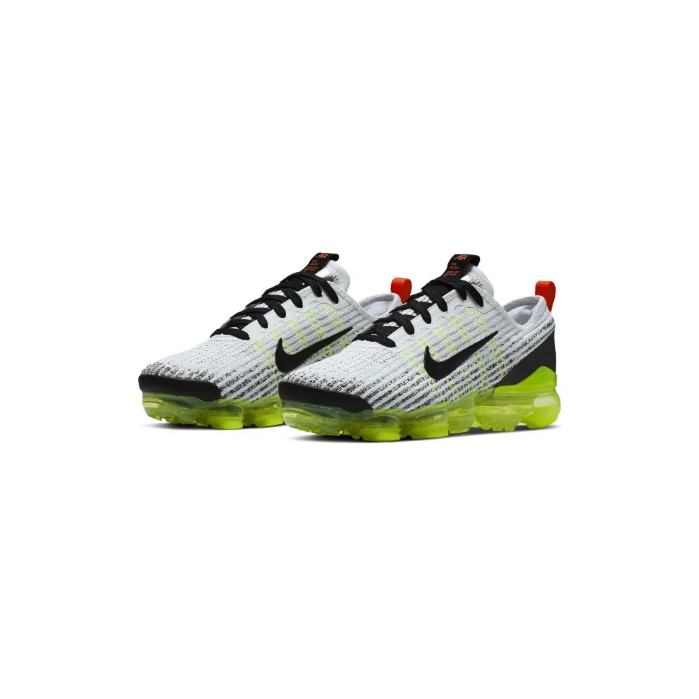 Nike Air VaporMax Flyknit 3 Retro Future (GS) White/Black-Volt-Bright Crimson (BQ5238-100)