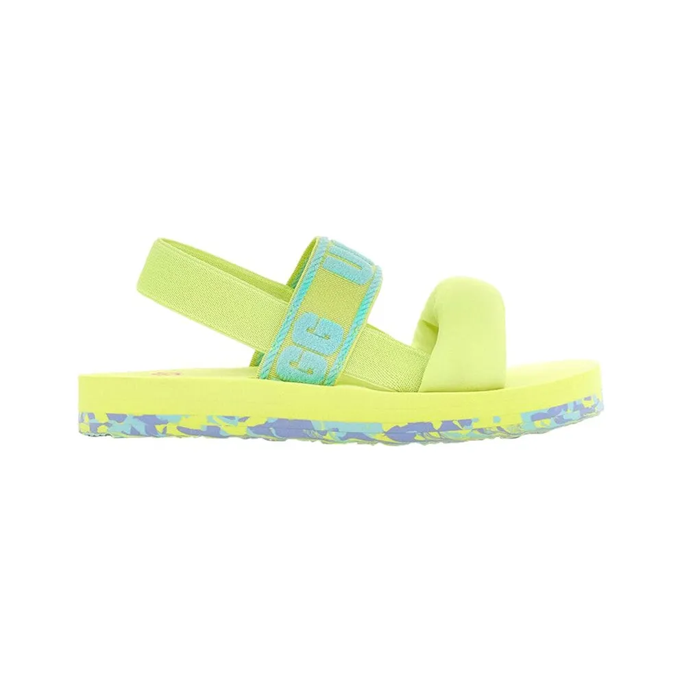 UGG Zuma Sling Slide Pollen Paint Swirl (1117239K-PPSW)