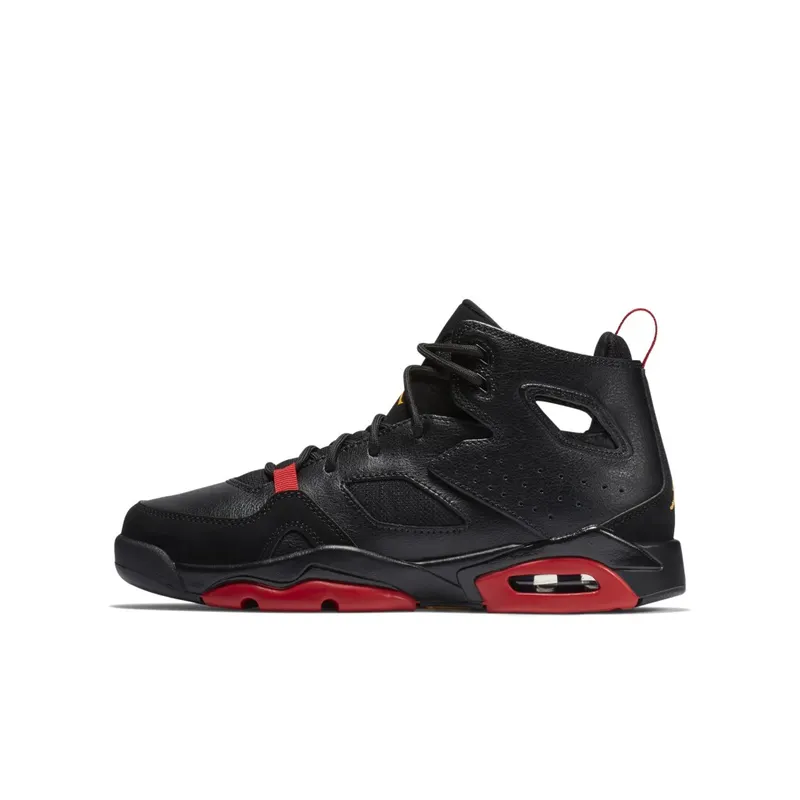 Jordan Flight Club 91 Last Shot (GS) Black/Dandelion-Varsity Red (555472-067)