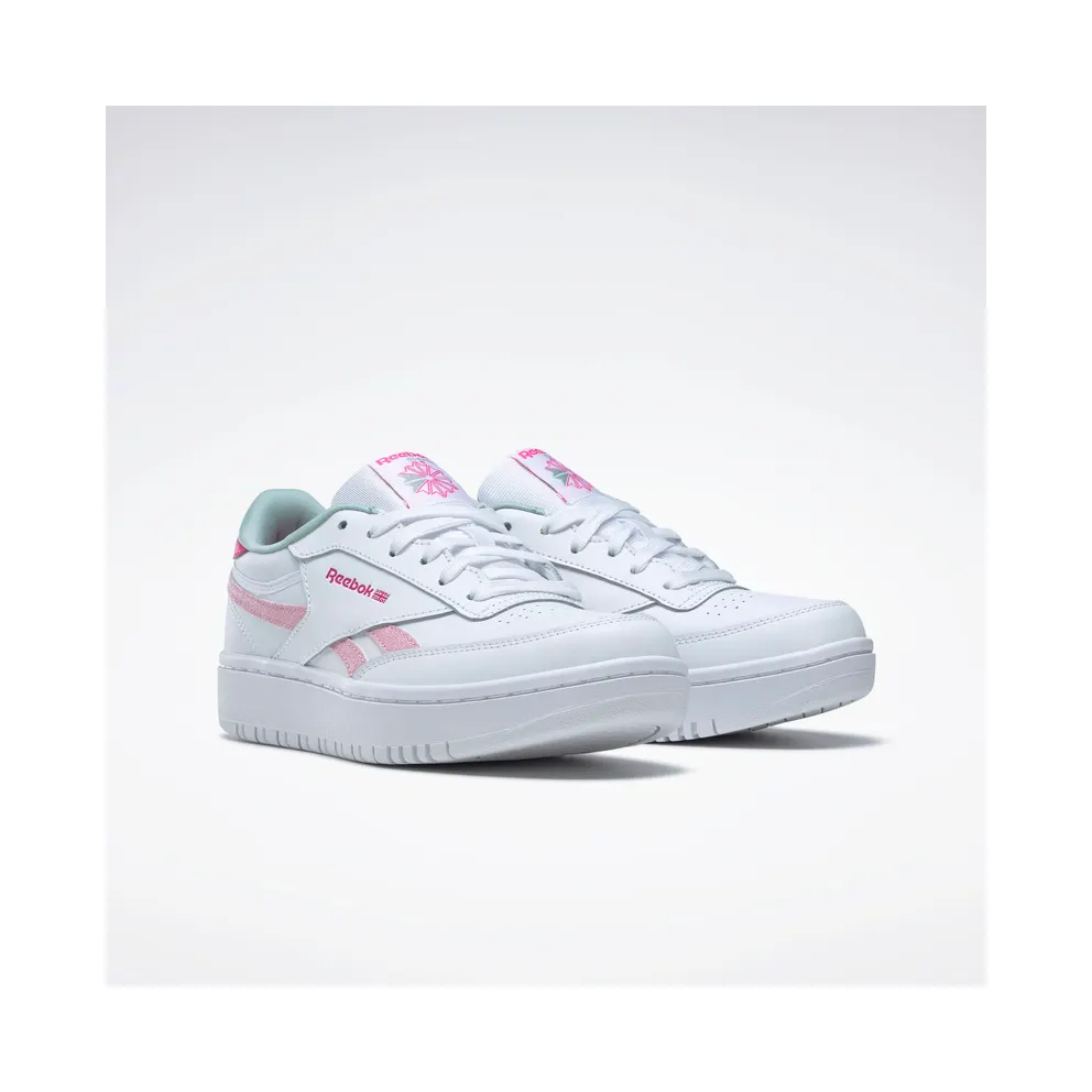 Reebok Club C Double Shoes Cloud White / Proud Pink / Seaside Grey (GW9187)