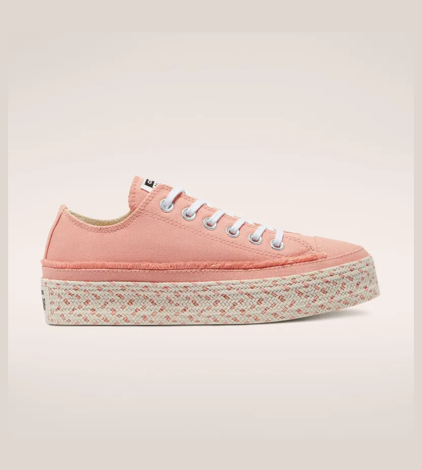 Converse Converse Color Espadrille Chuck Taylor All Star Low Top Pink Quartz/white (570771C)