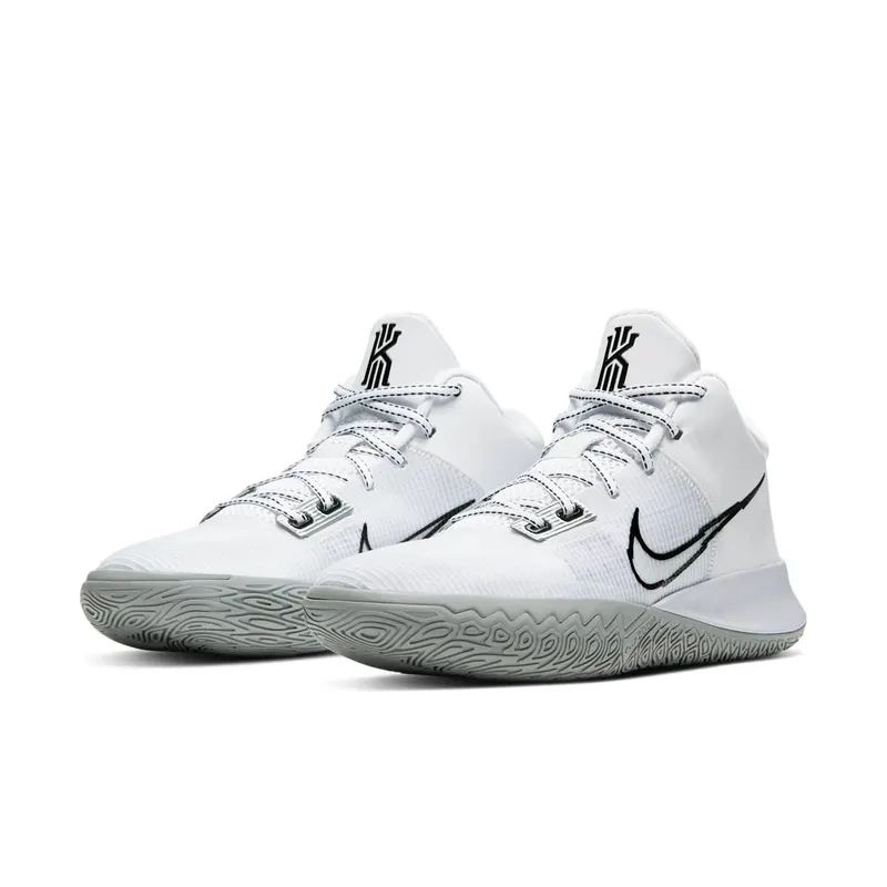 Nike Kyrie Flytrap IV “White / Black / Metallic Silver” (CT1972-100)