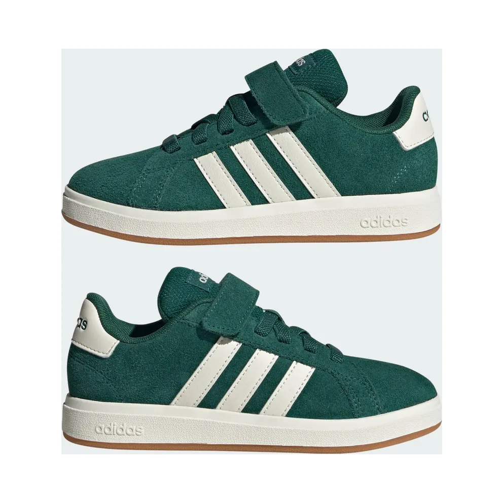 Adidas Grand Court 00s Kids Collegiate Green / Off White / Gum (JP5898)