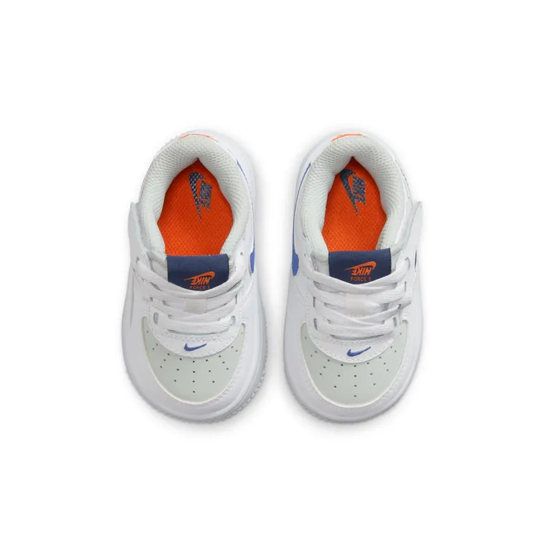 Nike Force 1 Low LV8 2 EasyOn Light Silver White Astronomy Blue Midnight Navy (FN0408-002)