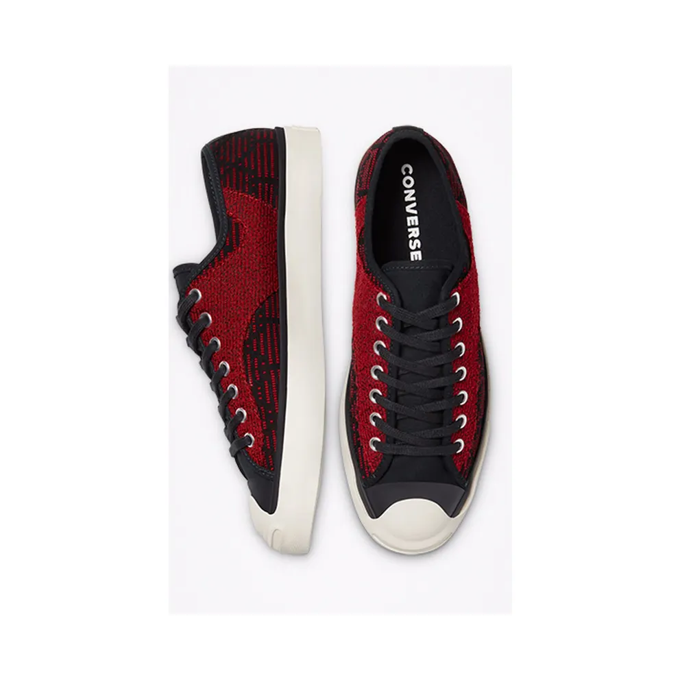 Converse Patchwork Jack Purcell Rally Low Top Black/tomato Puree/white (170473C)