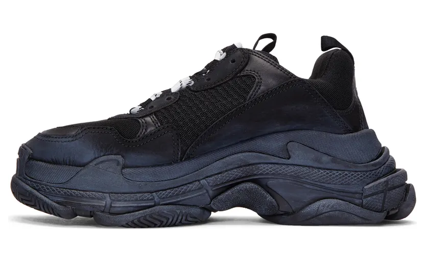 Balenciaga Black Triple S Sneakers (534162 W09O1) (3)