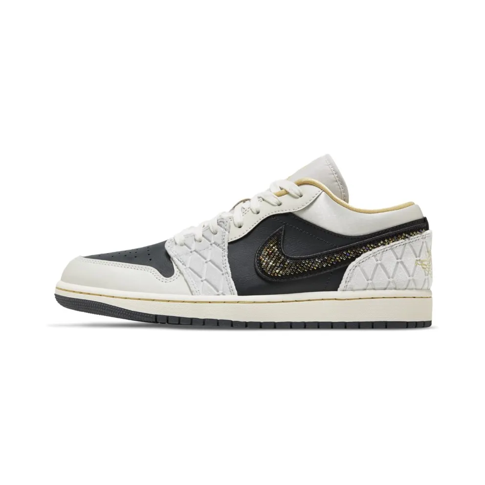 Jordan 1 Low Beaded Swoosh (DV1762-001)