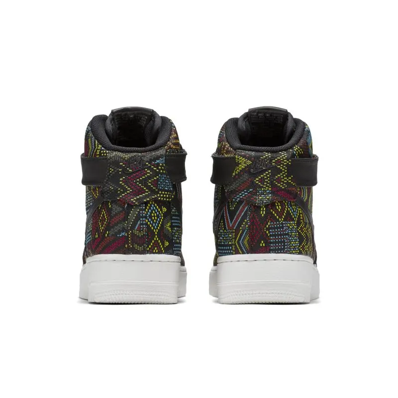 Nike Air Force 1 High Black History Month (2016) Black/Black-Summit White (836227-001)