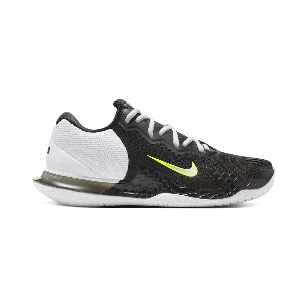 Nike Court Vapor Cage 4 HC Rafa Black White Volt Metallic Silver (HQ1653-001)