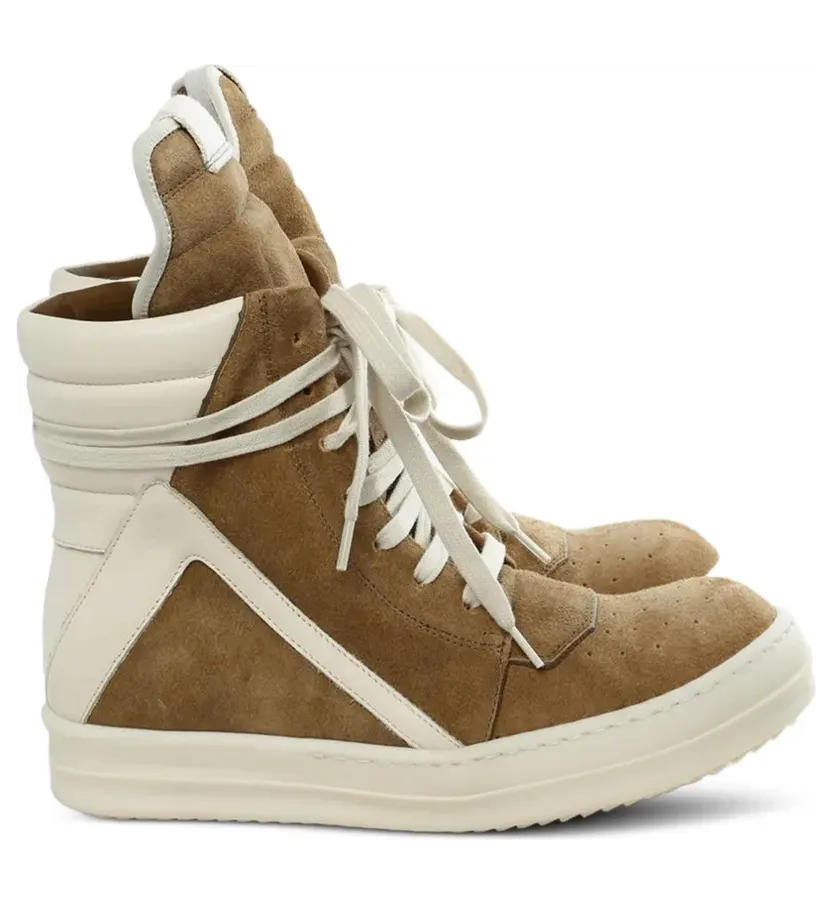 Rick Owens High-Top-Sneakers mit Schnürung “Brown” (RP01F6894LCSUCO)