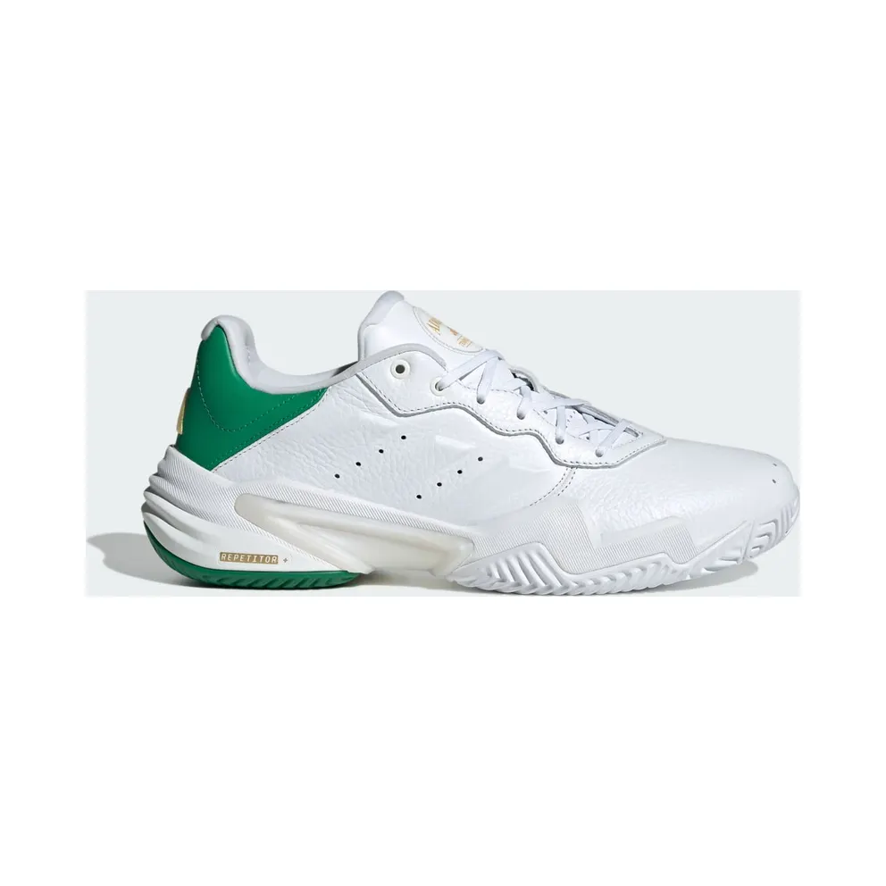 Adidas Barricade 13 Leren Tennisschuhe White / Cloud White / Cloud White (JP7237)