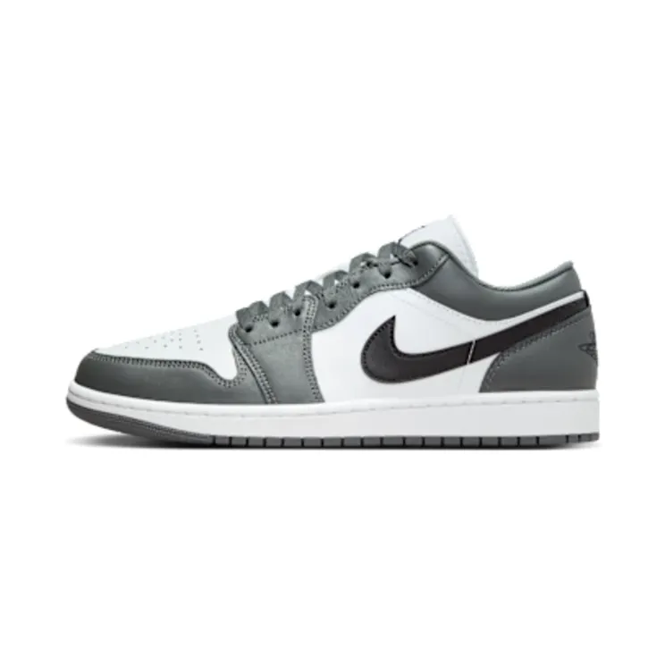 Jordan 1 Low “White / Iron Grey / Black” (553558-152)