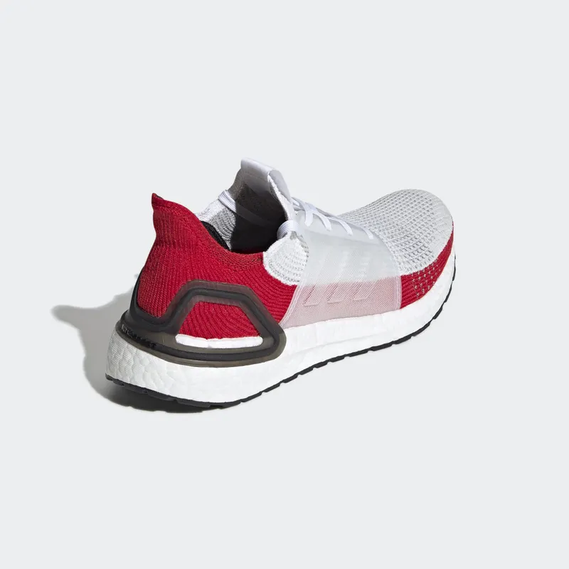 adidas Ultra Boost 19 White Scarlet Cloud White/Scarlet Red (EF1341)