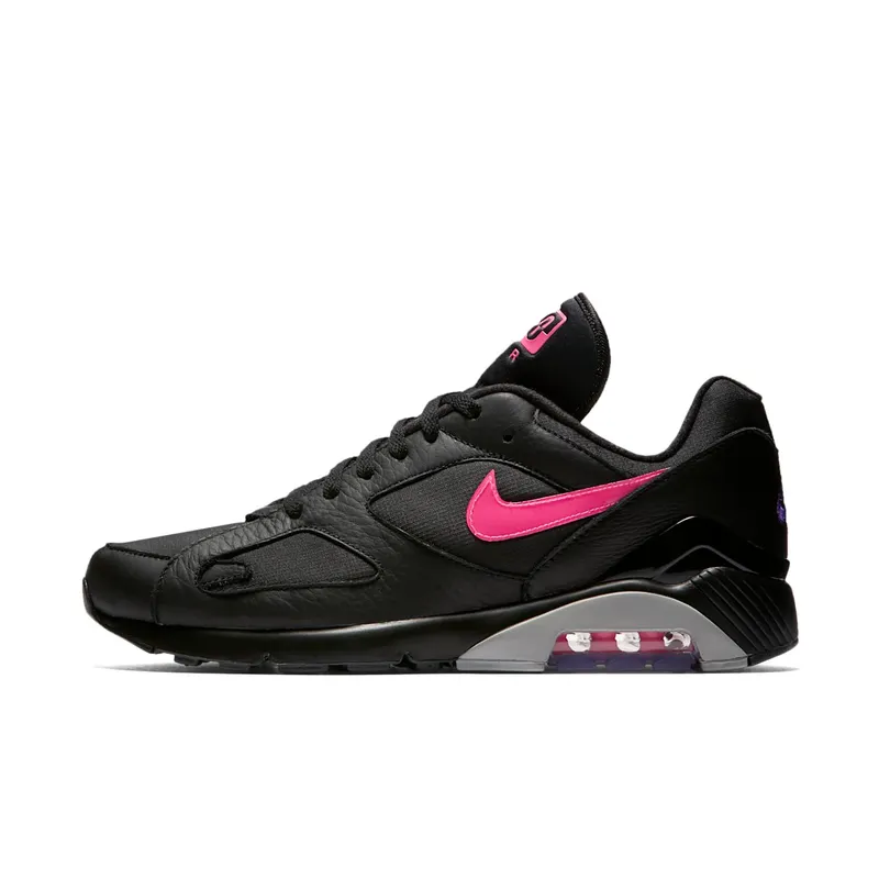 Nike Air Max 180 Black Pink Blast Black/Pink Blast-Wolf Grey (AQ9974-001)