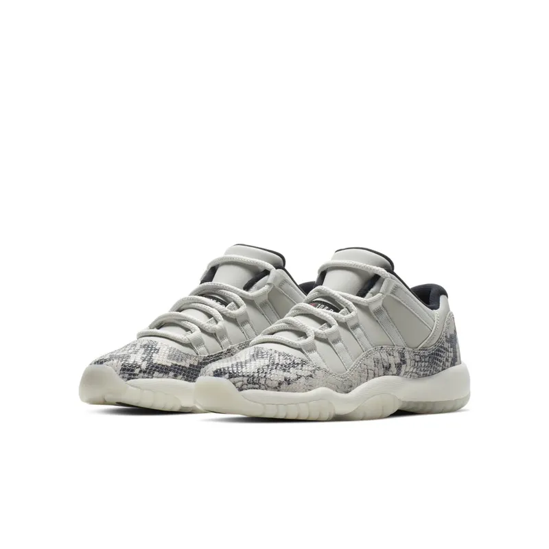 Jordan 11 Retro Low Snake Light Bone (GS) Light Bone/Smoke Grey-White-Black (CD6847-002)