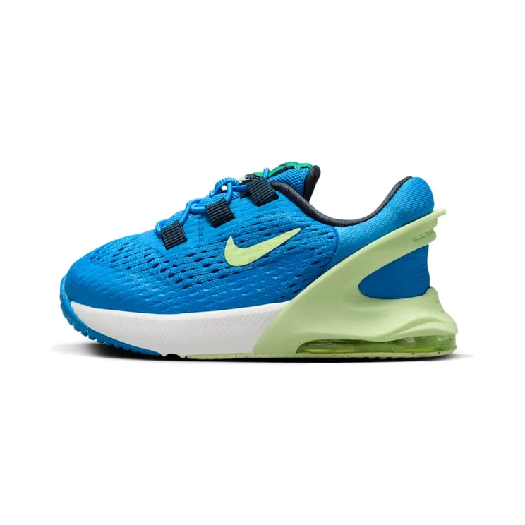 Nike Air Max 270 GO LS TD “Light Photo Blue / Summit White / Stadium Green / Barely Volt” (FV0562-400)