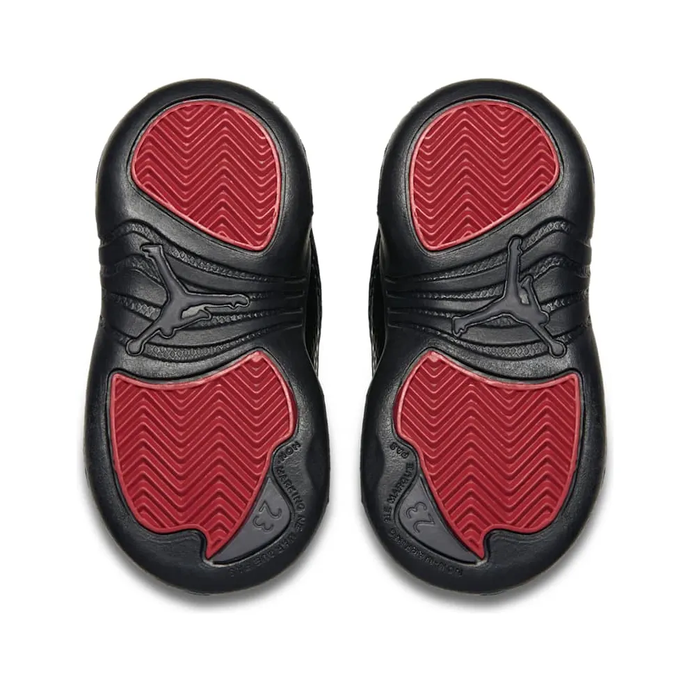 Jordan 12 Retro Black Rush Pink (TD) Black/Dark Grey-Rush Pink (819666-006)