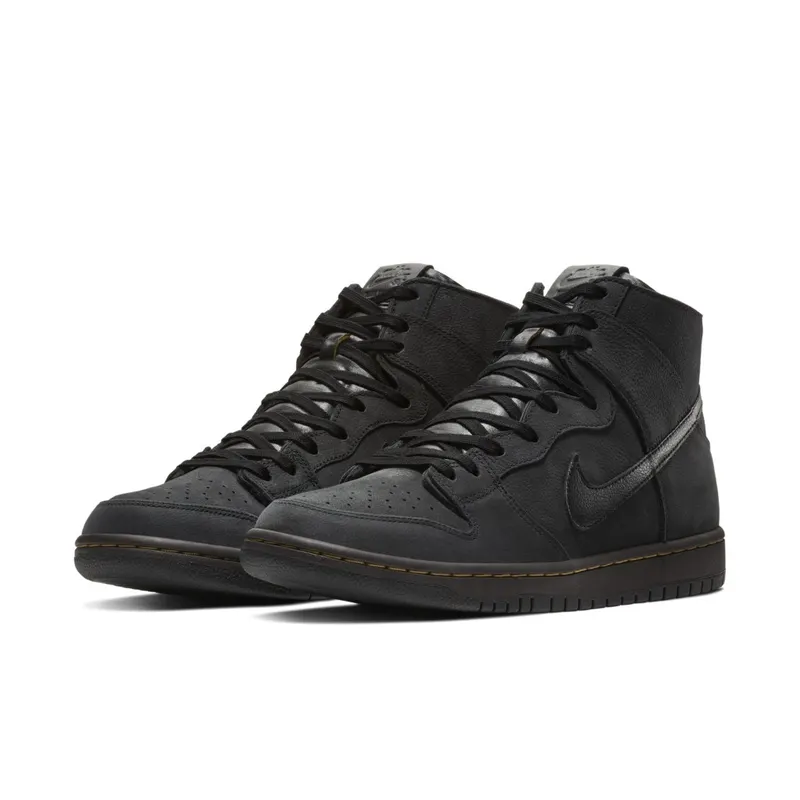 Nike SB Dunk High Deconstructed Doc Martens Black/Black-Velvet Brown-Peat Moss (AR7620-002)