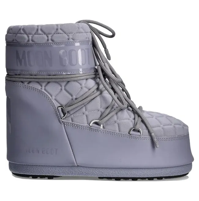 Moon Boot Icon Quilt Low Boot Grey (80D1409540-H006)