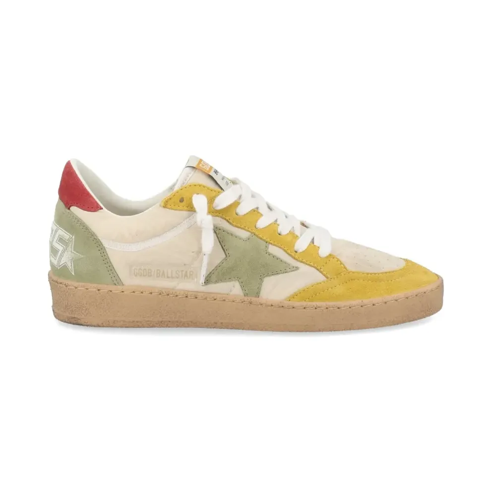 Golden Goose Ballstar with applicatie – Beige (GWF00746F008148)
