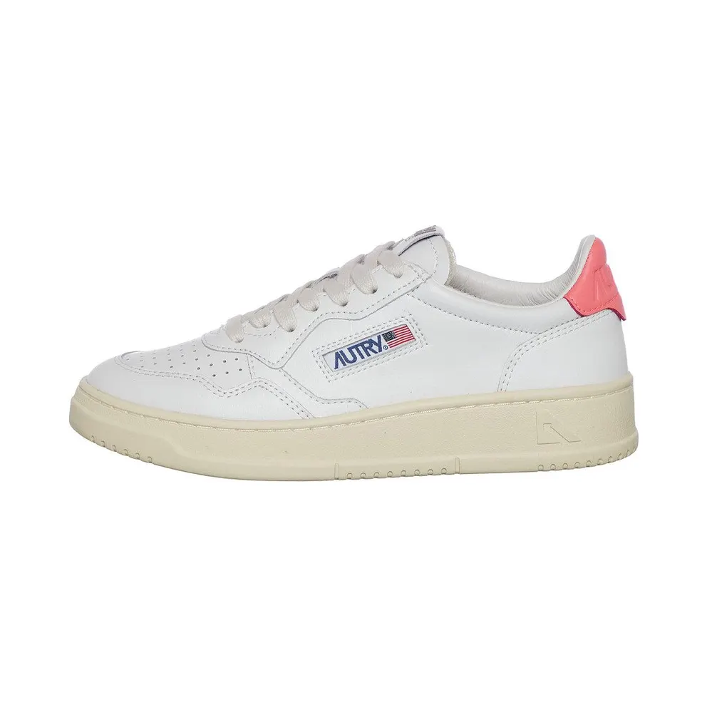 Autry Medalist Low White / Coral (AULWLL57)