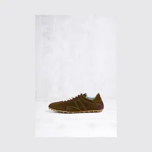 Maison Margiela Sprinters Sneakers Washed Suede Brown (S39WS0143P7857H0091)